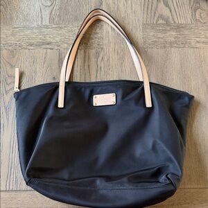 Kate Spade Black and Tan Tote Bag